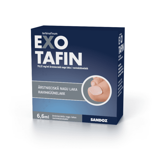 EXOTAFIN 78,22 mg/ml ārstnieciskā nagu laka 6,6ml