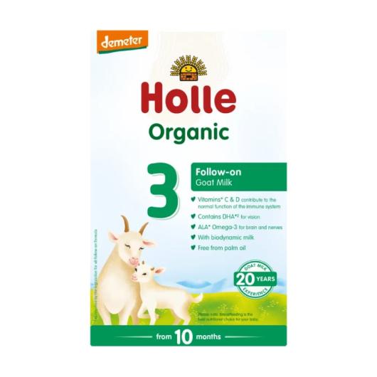 HOLLE Kazas piena maisījums Nr.3  zīdaiņiem no 10 mēn. 400g