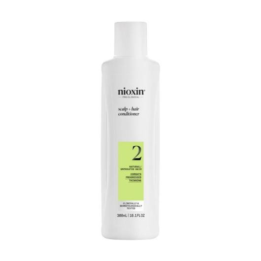 NIOXIN System 2 kondicionieris dabiskiem matiem ar progresējošu tendenci kļūt plānākiem 300ml