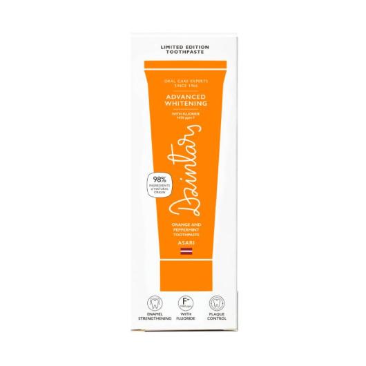 DZINTARS Asari Apelsīnu un piparmētru zobu pasta 75ml