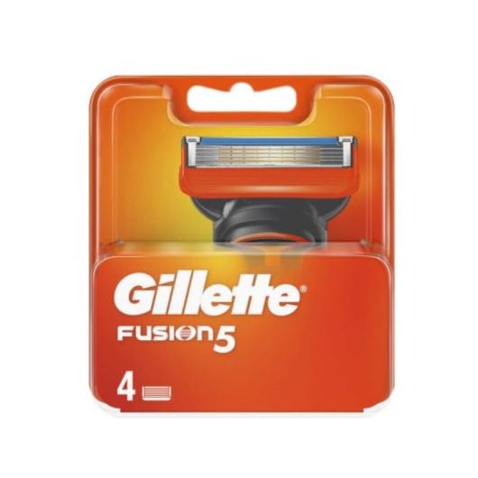 GILLETTE Fusion 5 maināmas skuvekļa galviņas N4