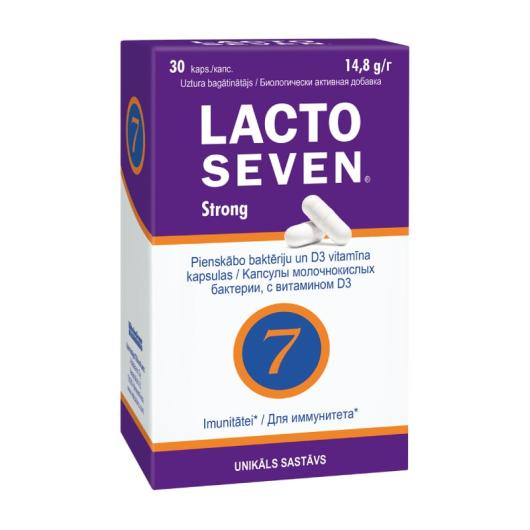 LACTOSEVEN Strong kapsulas N30