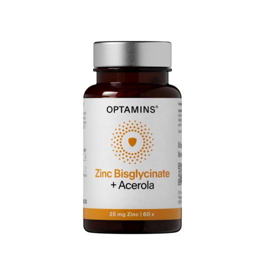OPTAMINS Zinc Bisglycinate + Acerola kapsulas N60