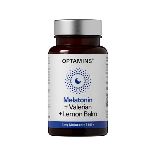 OPTAMINS Melatonin + Valerian + Lemon Balm kapsulas N60