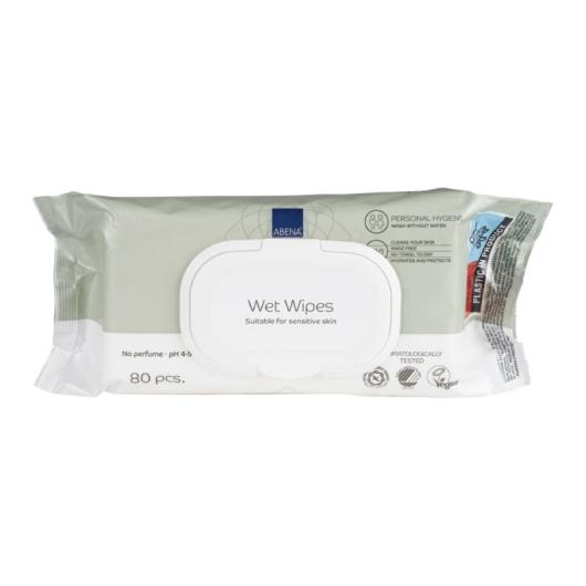 ABENA Mitrās salvetes (ar vāciņu) N80