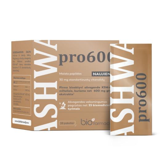 BIOFARMACIJA Ashwa Pro600 pulveris N28