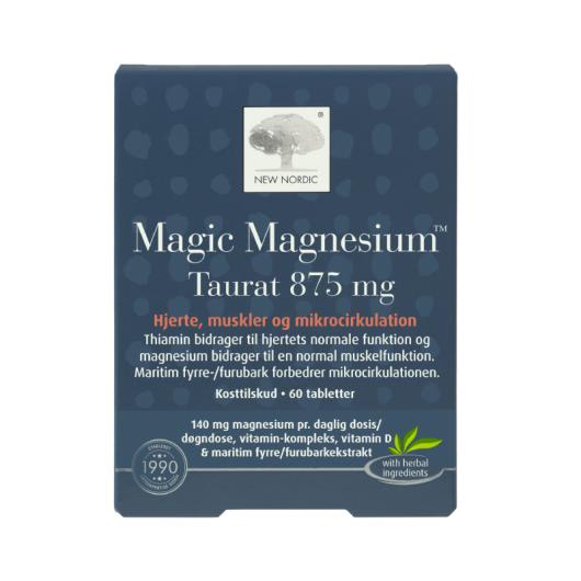 NEW NORDIC Magic Magnesium Taurat 875mg tabletes N60