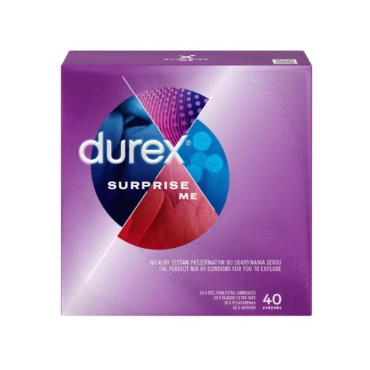 DUREX Surprize Me prezervatīvi N40