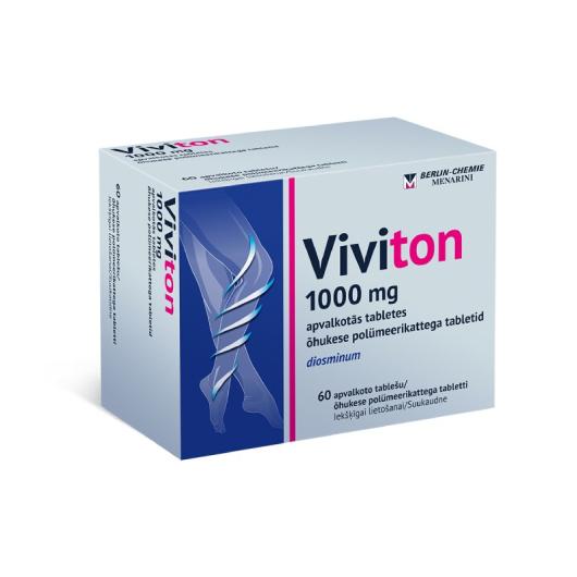 VIVITON 1000 mg apvalkotās tabletes N60