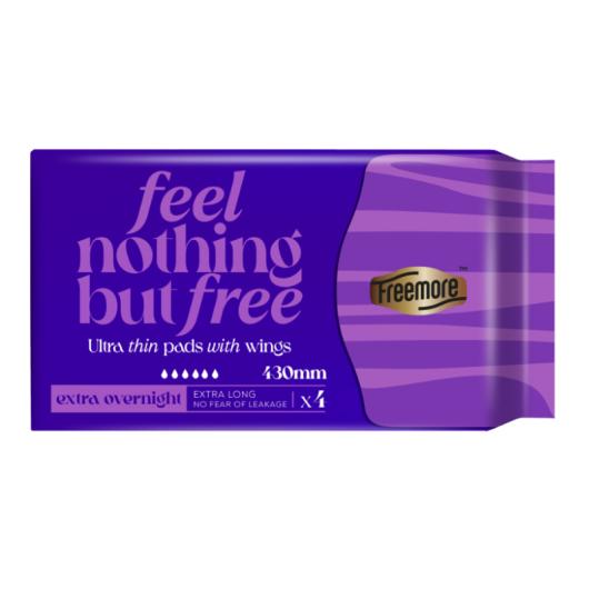 FREEMORE Ultra Thin Extra Overnight higiēniskās paketes N4