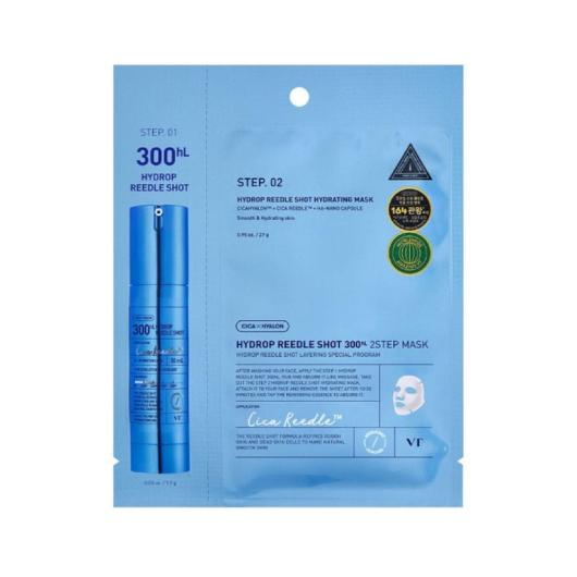 VT COSMETICS Hydrop Reedle Shot 300hL 2 soļu sejas maska N1