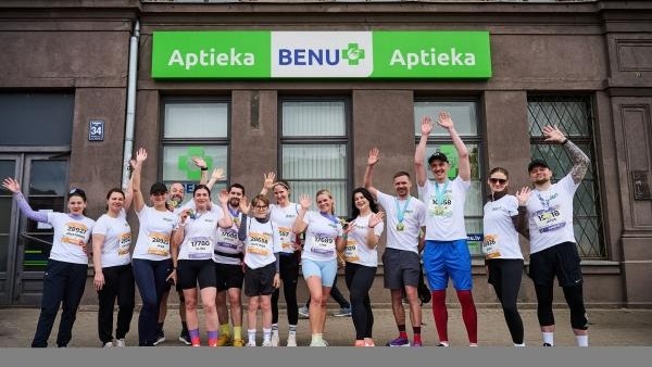 BENU Aptieka un Tamro komanda aizvada startus visās Rimi Rīgas maratona distancēs!