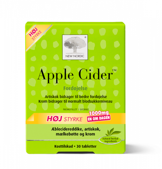 NEW NORDIC Apple Cider Mega Strenght tabletes N30