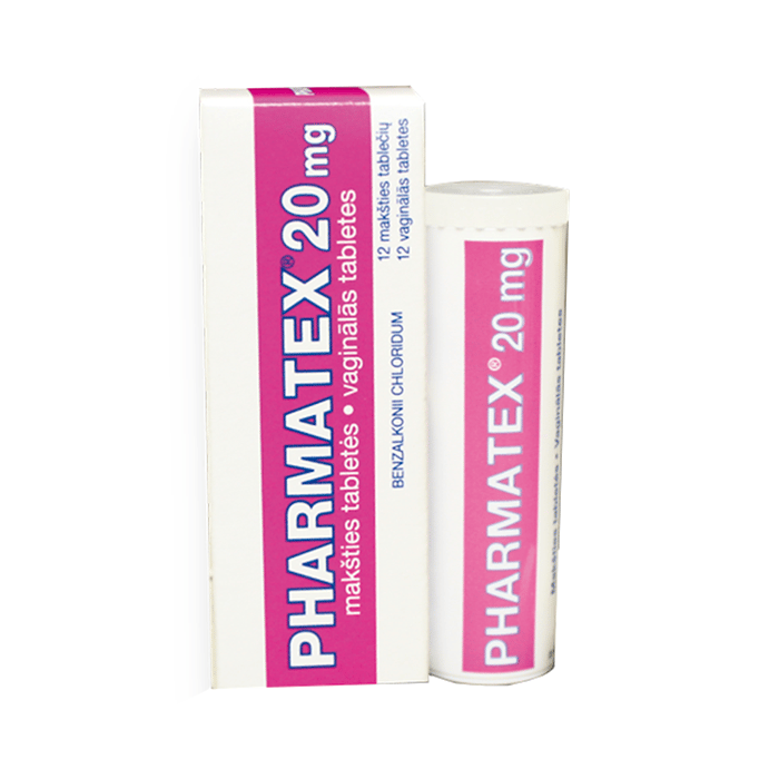 PHARMATEX 20mg vaginālās tabletes N12