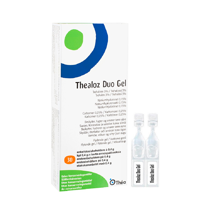 THEALOZ DuoGel acu p.0.4 ml N30