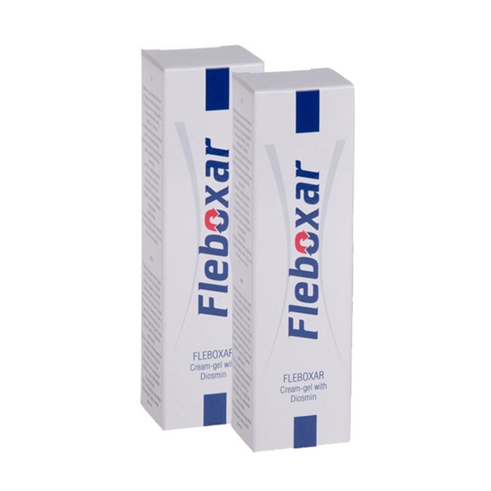 FLEBOXAR krēms gels ar diosmīnu ķermenim 1+1 komplekts