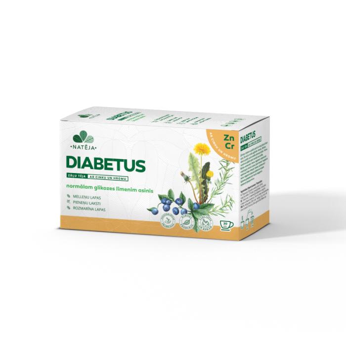 NATĒJA DIABETUS, zāļu tēja N20