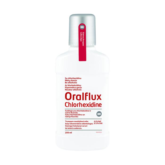 ORALFLUX CHLORHEXIDIN mutes skalojamais līdzeklis  250 ml 