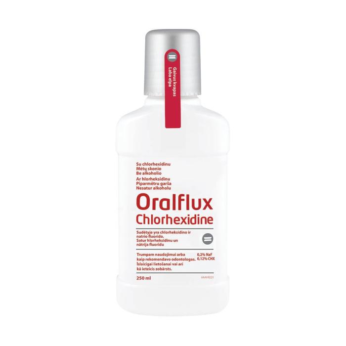ORALFLUX CHLORHEXIDIN mutes skalojamais līdzeklis  250 ml 