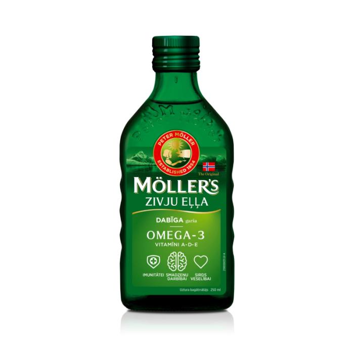 MOLLERS zivju eļļa (Dabīga garša) 250 ml