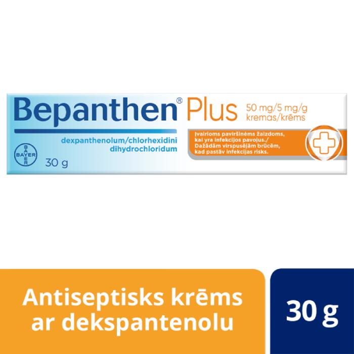 BEPANTHEN Plus 50 mg/5 mg/g krēms 30 g