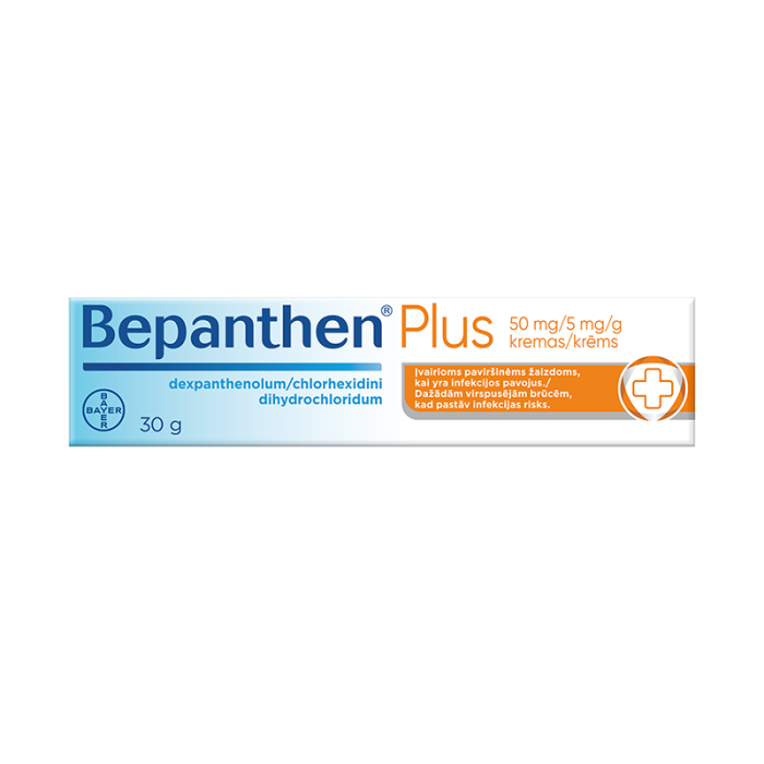 BEPANTHEN Plus 50 mg/5 mg/g krēms 30 g