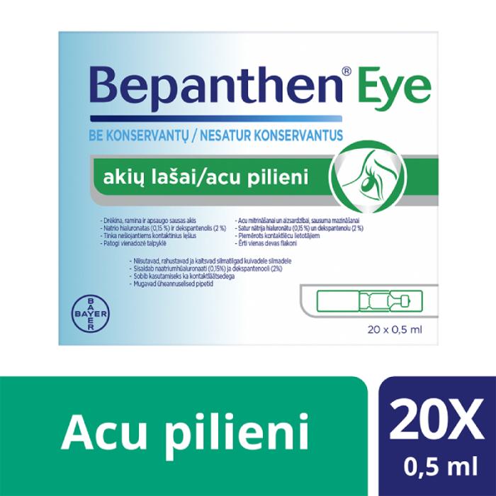 BEPANTHEN Eye acu pilieni 0,5 ml N20