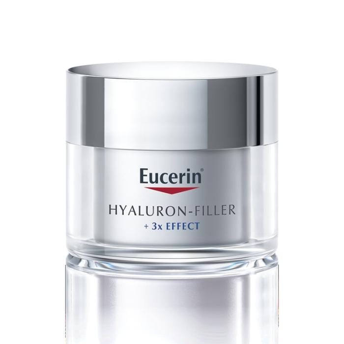 EUCERIN Hyaluron-Filler +3x Effect pretnovecošanās dienas sejas krēms ar SPF 15 sausai ādai 50 ml