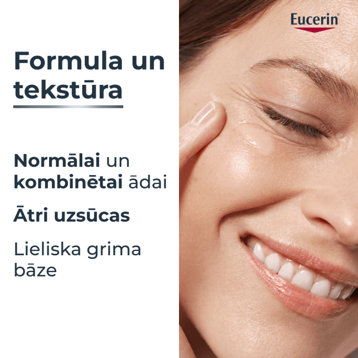 EUCERIN Hyaluron-Filler +3x Effect pretnovecošanās dienas sejas krēms ar SPF 15 sausai ādai 50 ml