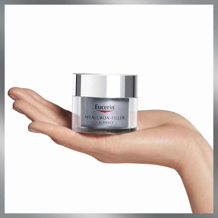 EUCERIN Hyaluron-Filler +3x Effect nostiprinošs nakts sejas krēms 50ml