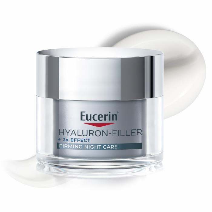 EUCERIN Hyaluron-Filler +3x Effect nostiprinošs nakts sejas krēms 50ml