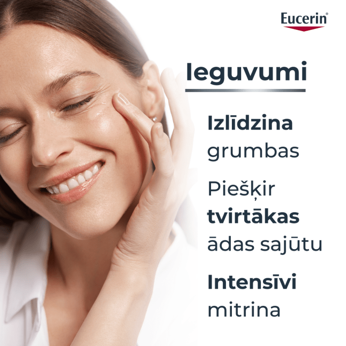 EUCERIN Hyaluron-Filler +3x Effect dienas krēms ar SPF 15 normālai un kombinētai ādai 50 ml