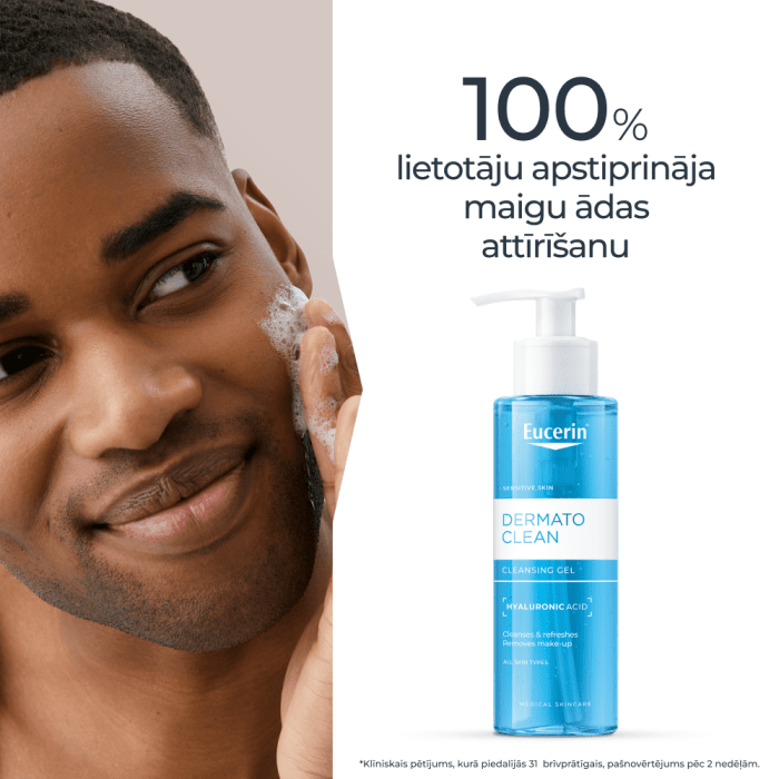 EUCERIN DermatoClean sejas attīroša želeja 200 ml