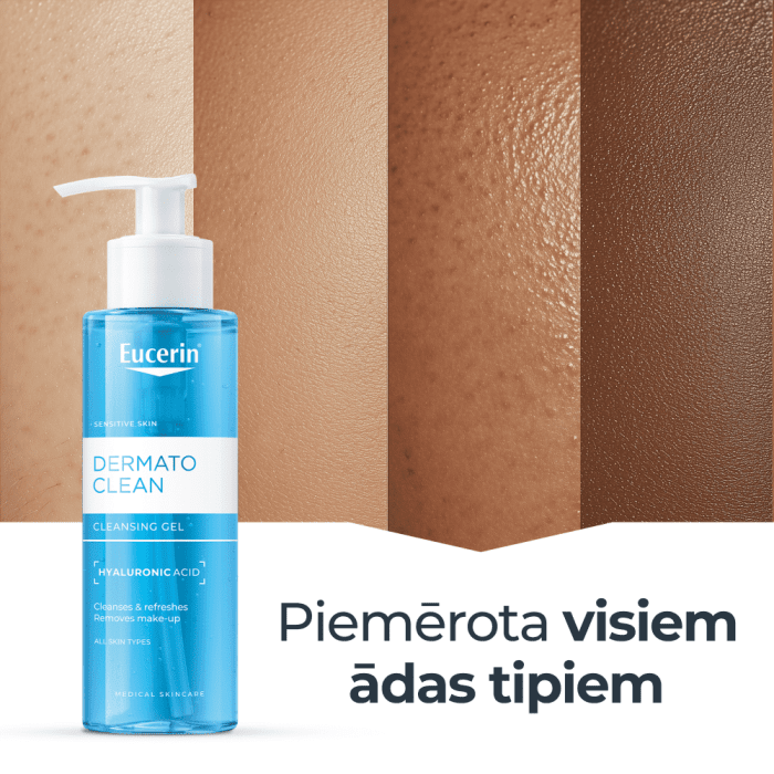 EUCERIN DermatoClean sejas attīroša želeja 200 ml
