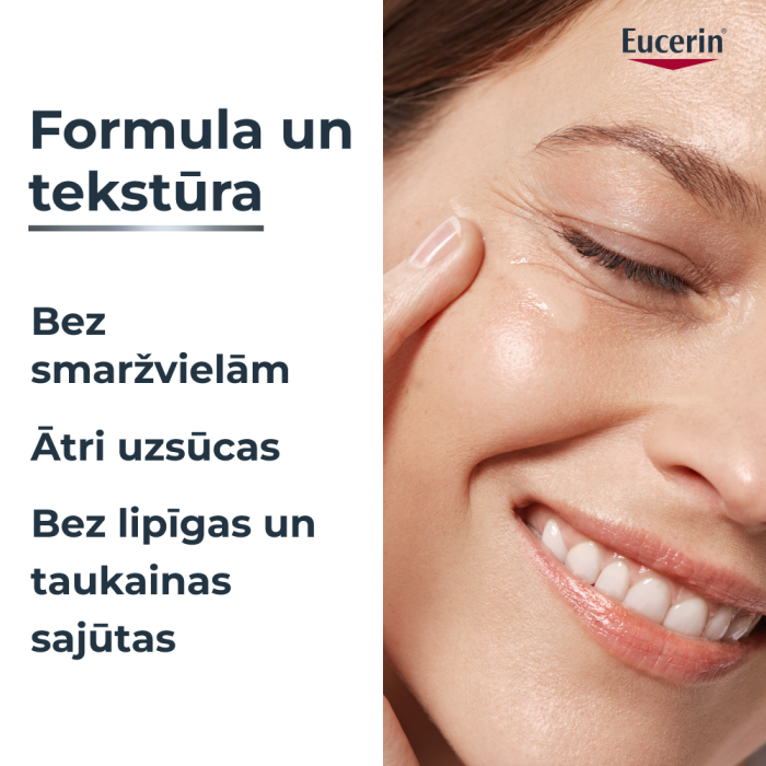 EUCERIN Hyaluron-Filler +3x Effect pretgrumbu acu krēms ar SPF 15 ml