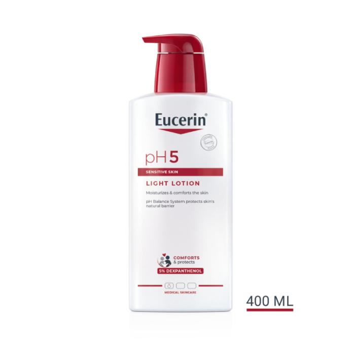 EUCERIN pH5 mitrinošs ķermeņa losjons jutīgai ādai 400 ml