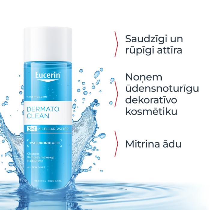 EUCERIN DermatoClean 3in1 micelārais ūdens 400 ml