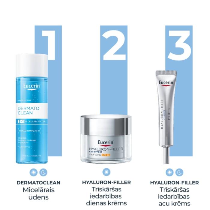 EUCERIN DermatoClean 3in1 micelārais ūdens 400 ml