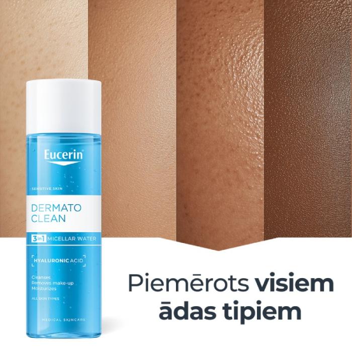 EUCERIN DermatoClean 3in1 micelārais ūdens 400 ml