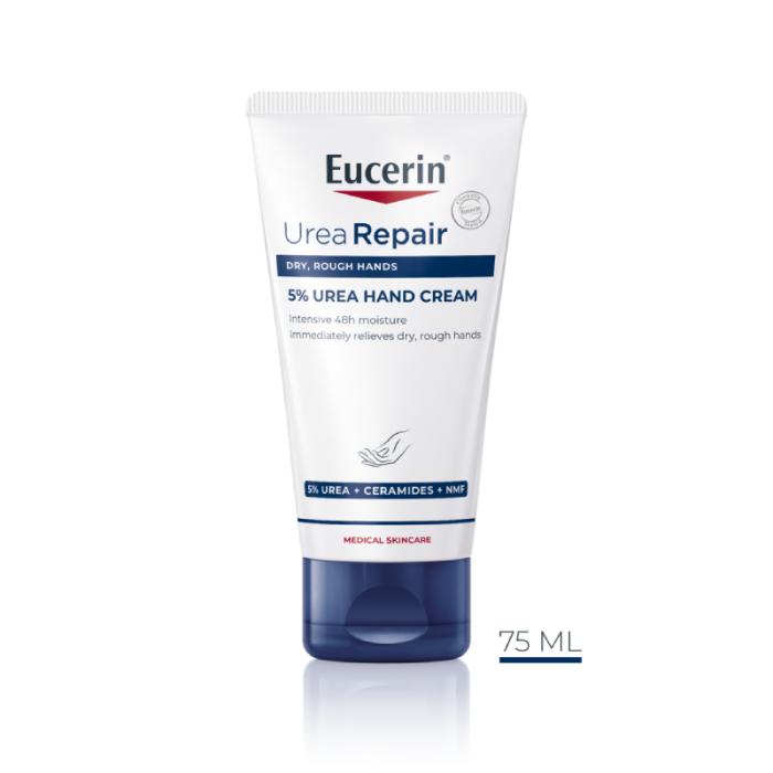 EUCERIN UreaRepair Plus krēms rokām ar 5% urea 75 ml