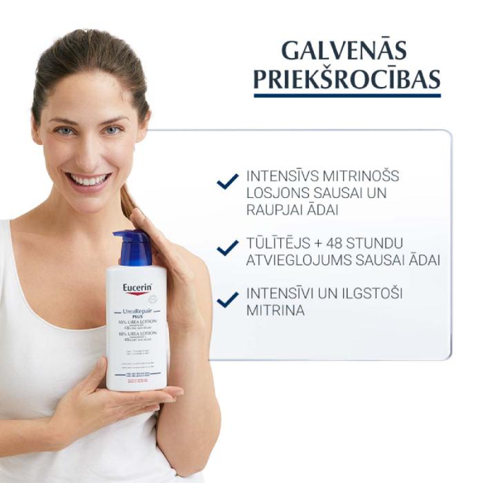 EUCERIN UreaRepair Plus 10% losjons 400ml