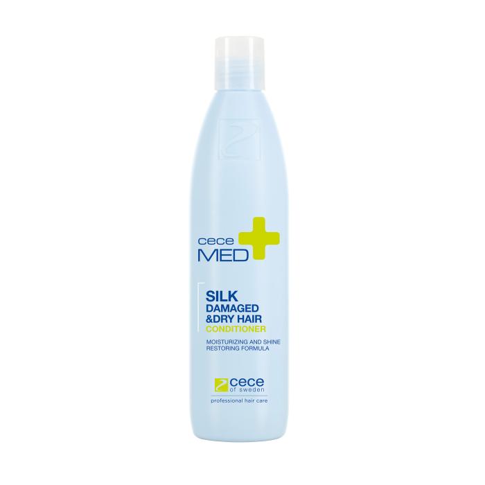 CECE MED Zīda kondicionieris sausiem un bojātiem matiem, 300 ml