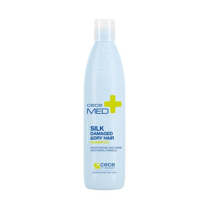 CECE MED Zīda šampūns bojātiem un sausiem matiem, 300 ml