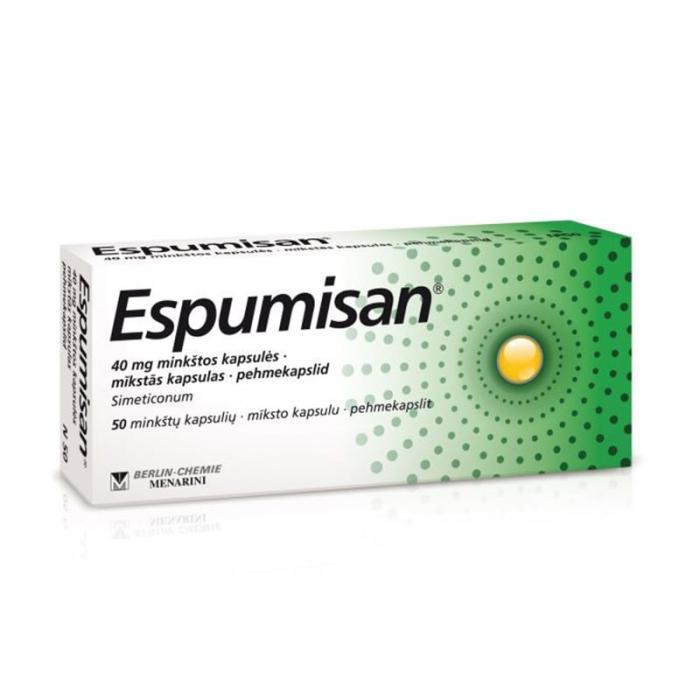 ESPUMISAN 40 mg kapsulas N25   