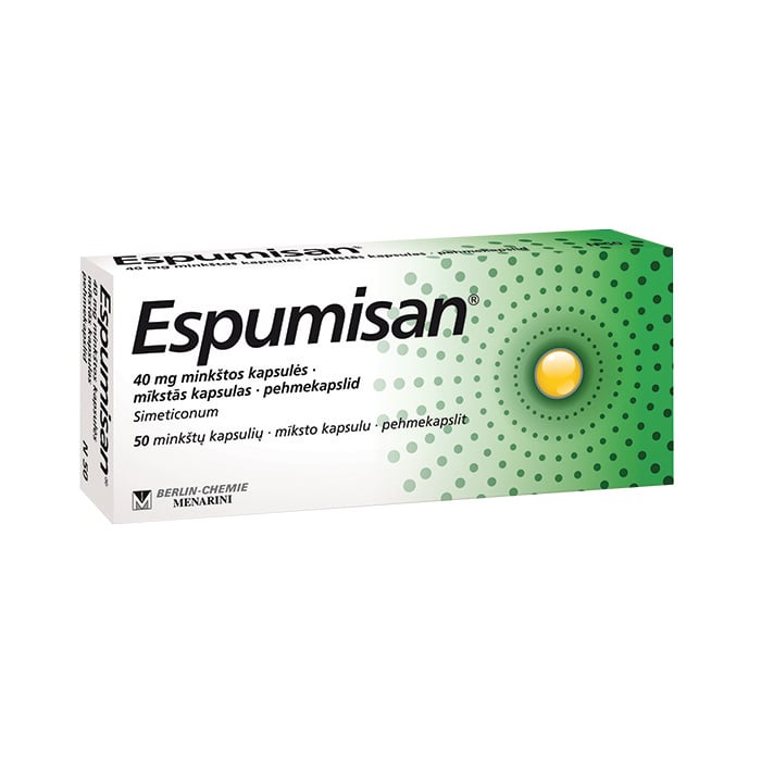 ESPUMISAN 40 mg kapsulas N50   