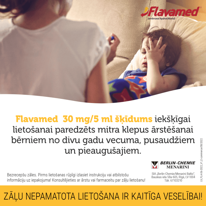 FLAVAMED 30mg/5ml sīrups 100 ml  