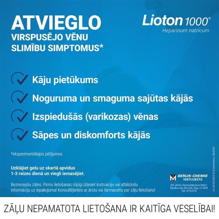 LIOTON 1000SV/g gels 100 g  