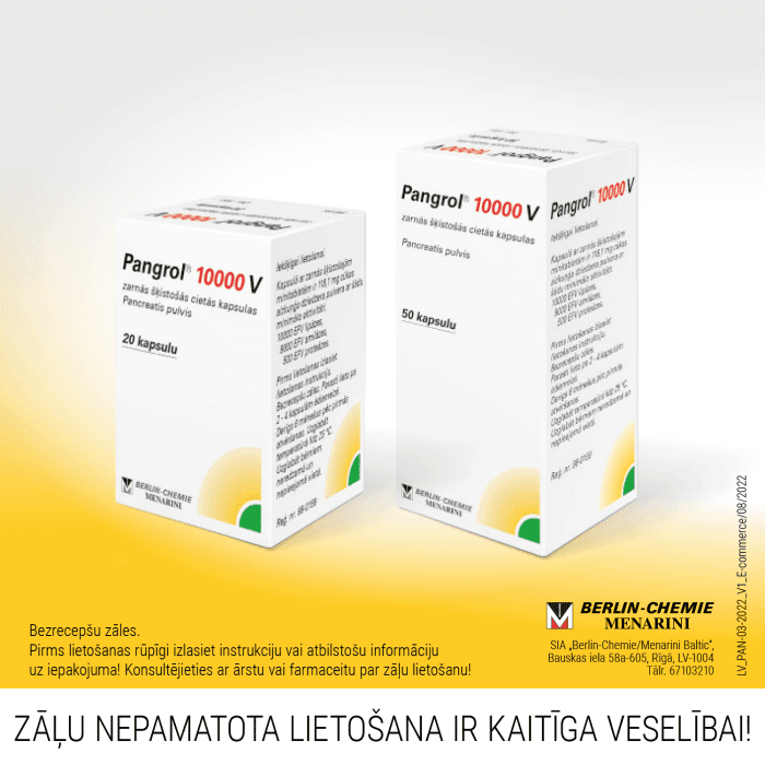 PANGROL 10000 V zarnās šķīstošās cietās kapsulas N50  