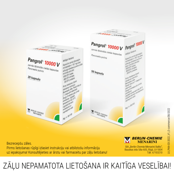 PANGROL 10000 V zarnās šķīstošās cietās kapsulas N50  