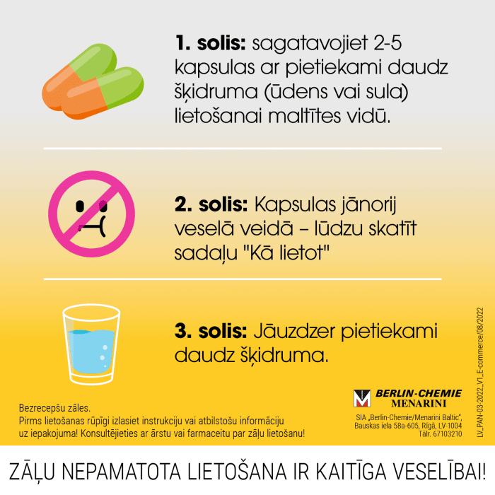 PANGROL 10000 V zarnās šķīstošās cietās kapsulas N50  